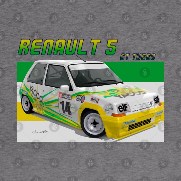 Renault 5 GT Turbo by PjesusArt